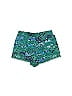 Jessica Simpson 100% Polyester Paisley Hearts Graphic Tropical Green Shorts Size XXS - photo 1