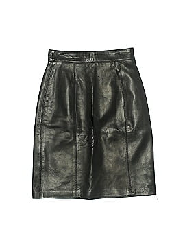 Michael Hoban Leather Skirt (view 1)