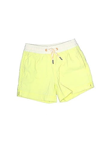 Women's Yellow Athletic Shorts