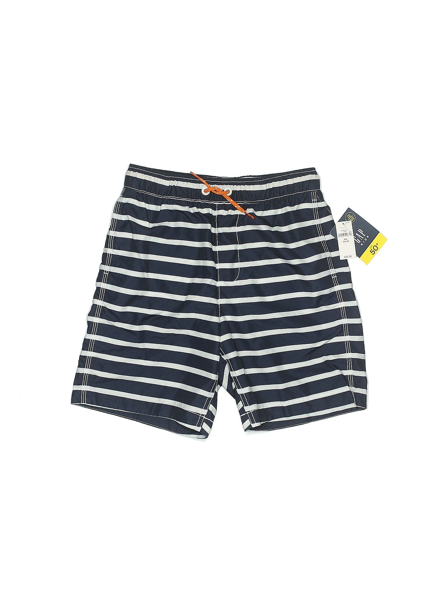 Gap Kids Stripes Blue Board Shorts Size 14 16 50 off ThredUp