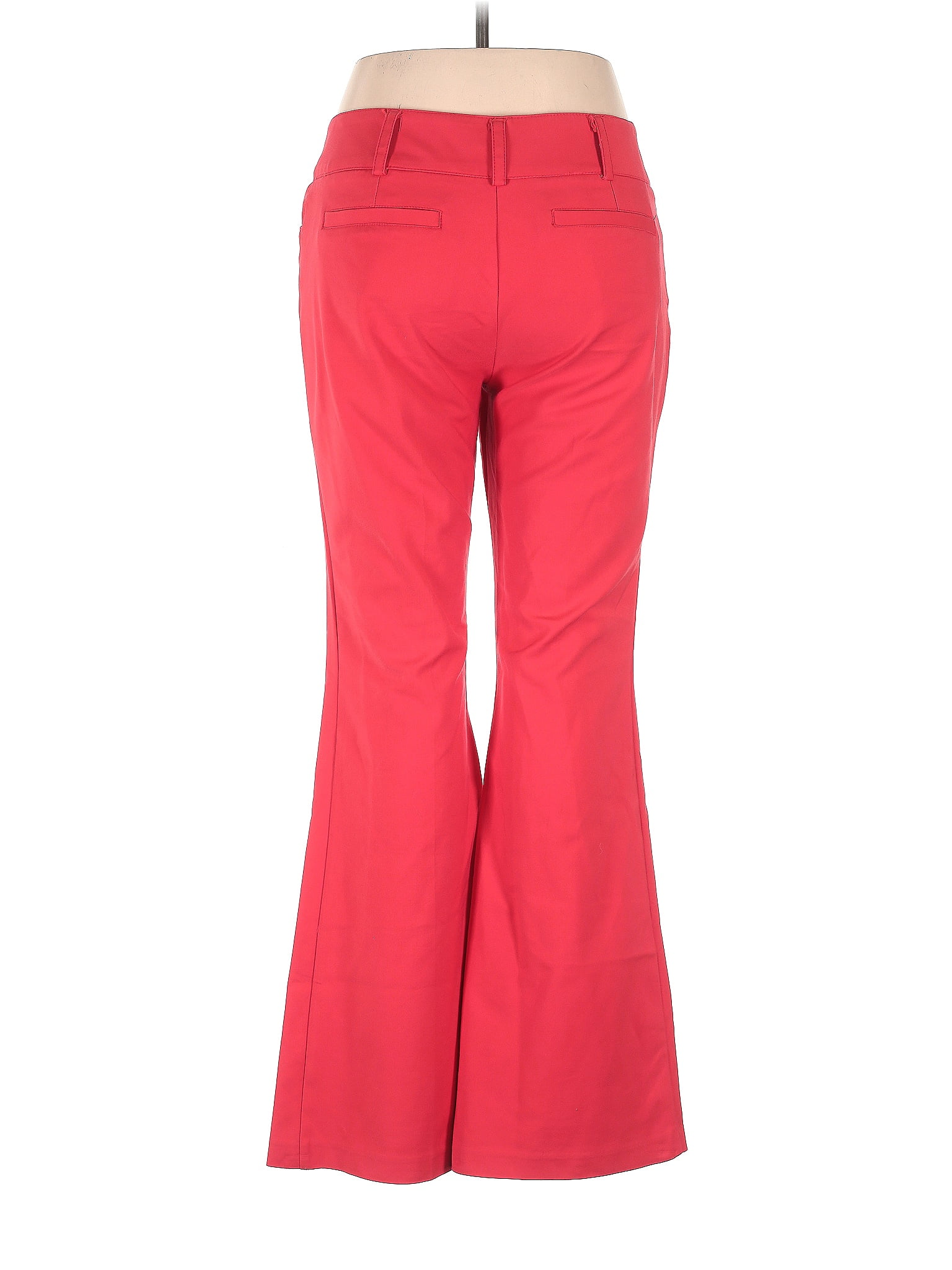 7th Avenue Design Studio New York & Company Solid Red Casual Pants Size 10  - 75% off
