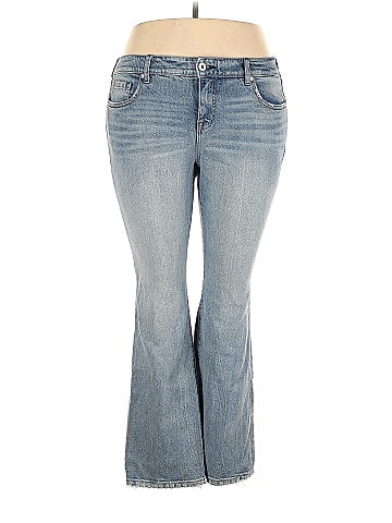 Torrid Solid Blue Jeggings Size 18 (Plus) - 60% off