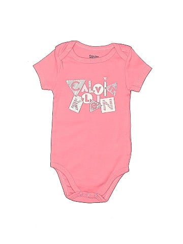 Calvin Klein Short Sleeve Onesie (view 1)