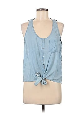 Adriano Goldschmied Sleeveless Button-Down Shirt (view 1)