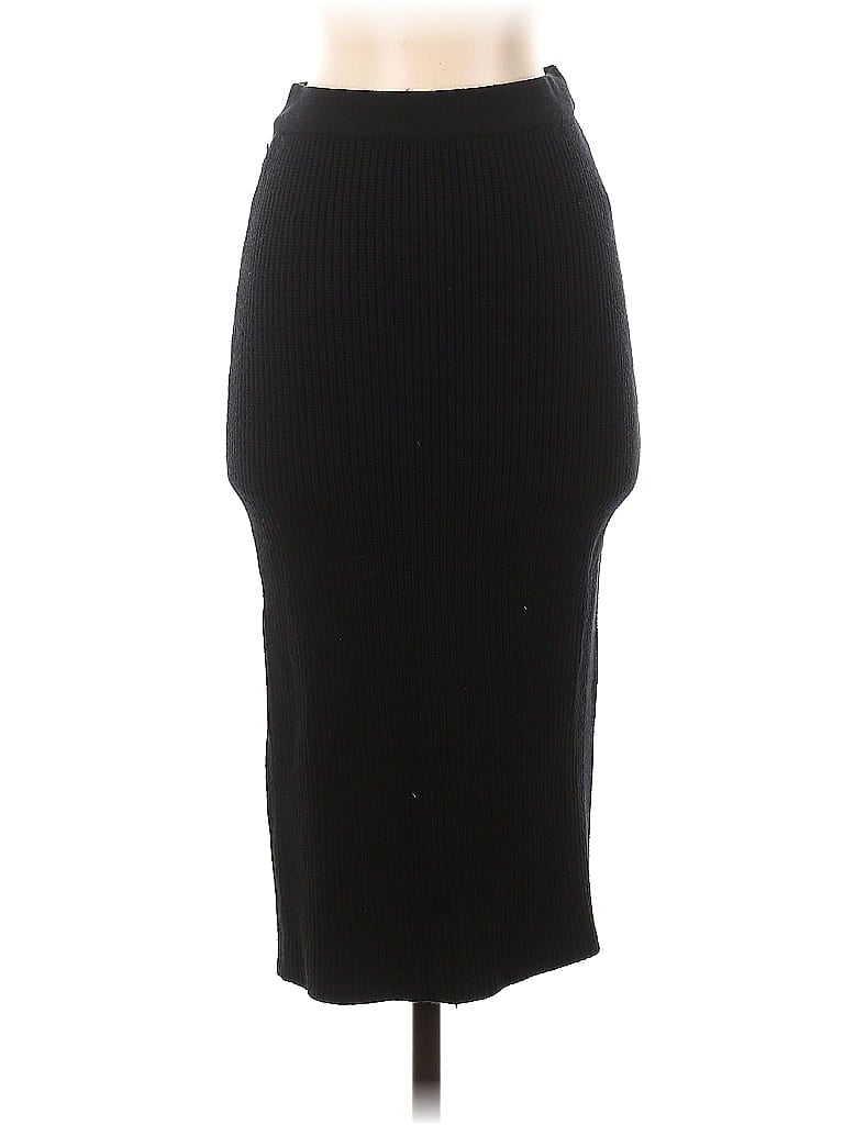 Lucy Paris Solid Black Casual Skirt Size XS - photo 1