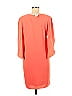 Anna Cate Solid Orange Casual Dress Size M - photo 2