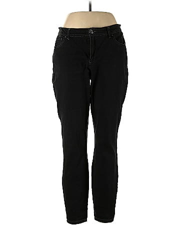 INC International Concepts Solid Black Casual Pants Size 8 - 74% off