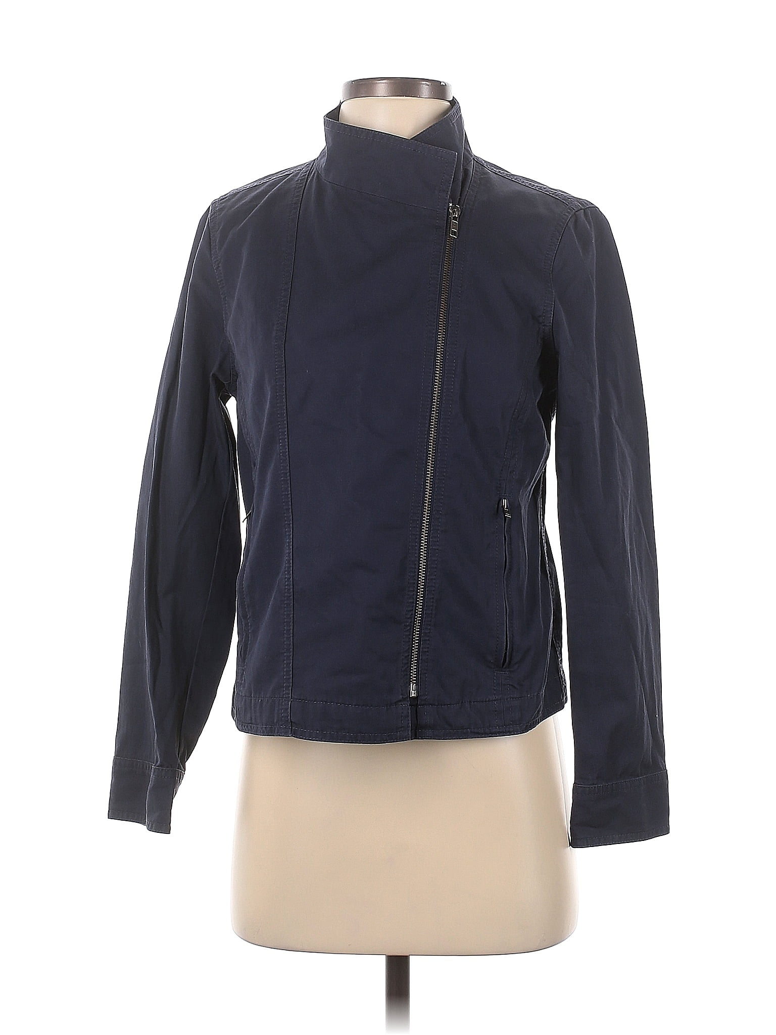 Veste BICCI Florine Wachter Bleu Marine – Taille 14 Petite – Vintage Années 90