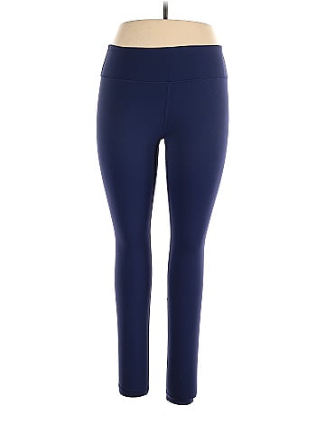 90 Degree by Reflex Solid Navy Blue Leggings Size XL - 60% off