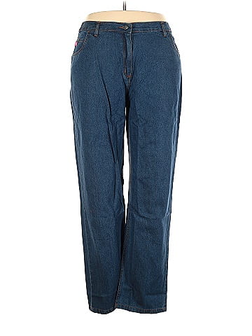 Lucky Brand 100% Cotton Solid Blue Jeans Size 2 - 68% off