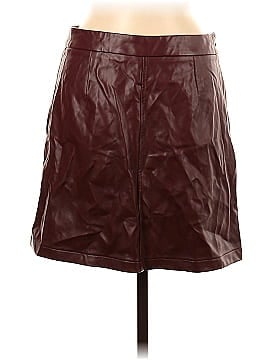 French Connection Faux Leather Skirt (view 1)