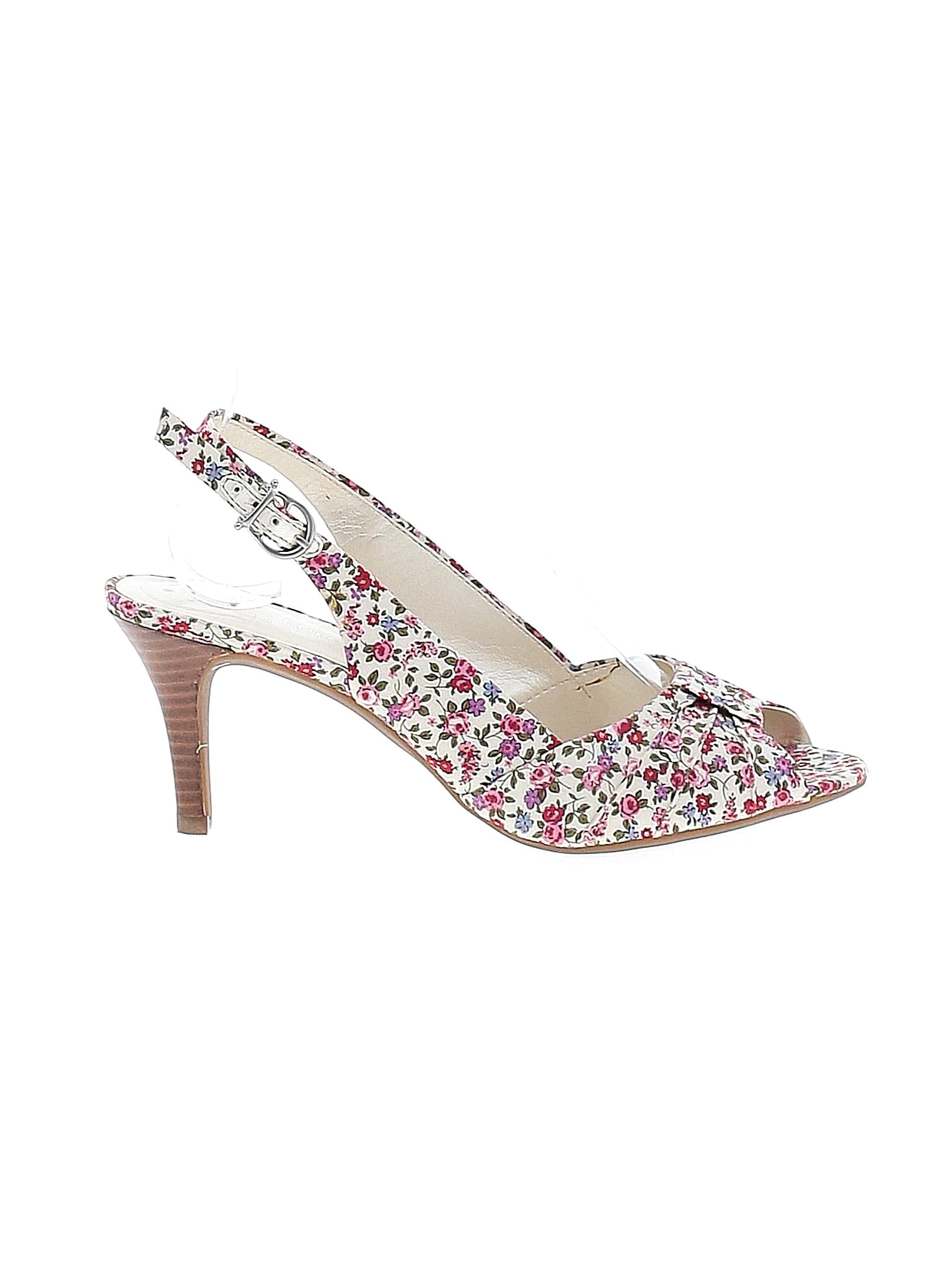 Etienne Aigner Floral Multi Color Pink Heels Size 6 1 2 76 off