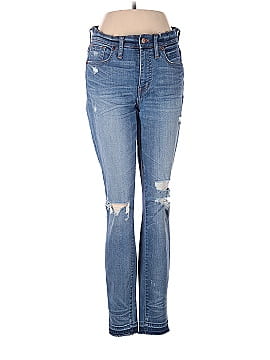 Madewell 9" High-Rise Skinny Jeans in Winifred Wash: Drop-Hem Edition (view 1)