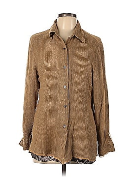 Kenneth Jay Lane Long Sleeve Button-Down Shirt (view 1)