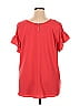 Assorted Brands 100% Polyester Red Short Sleeve Top Size XL - photo 2