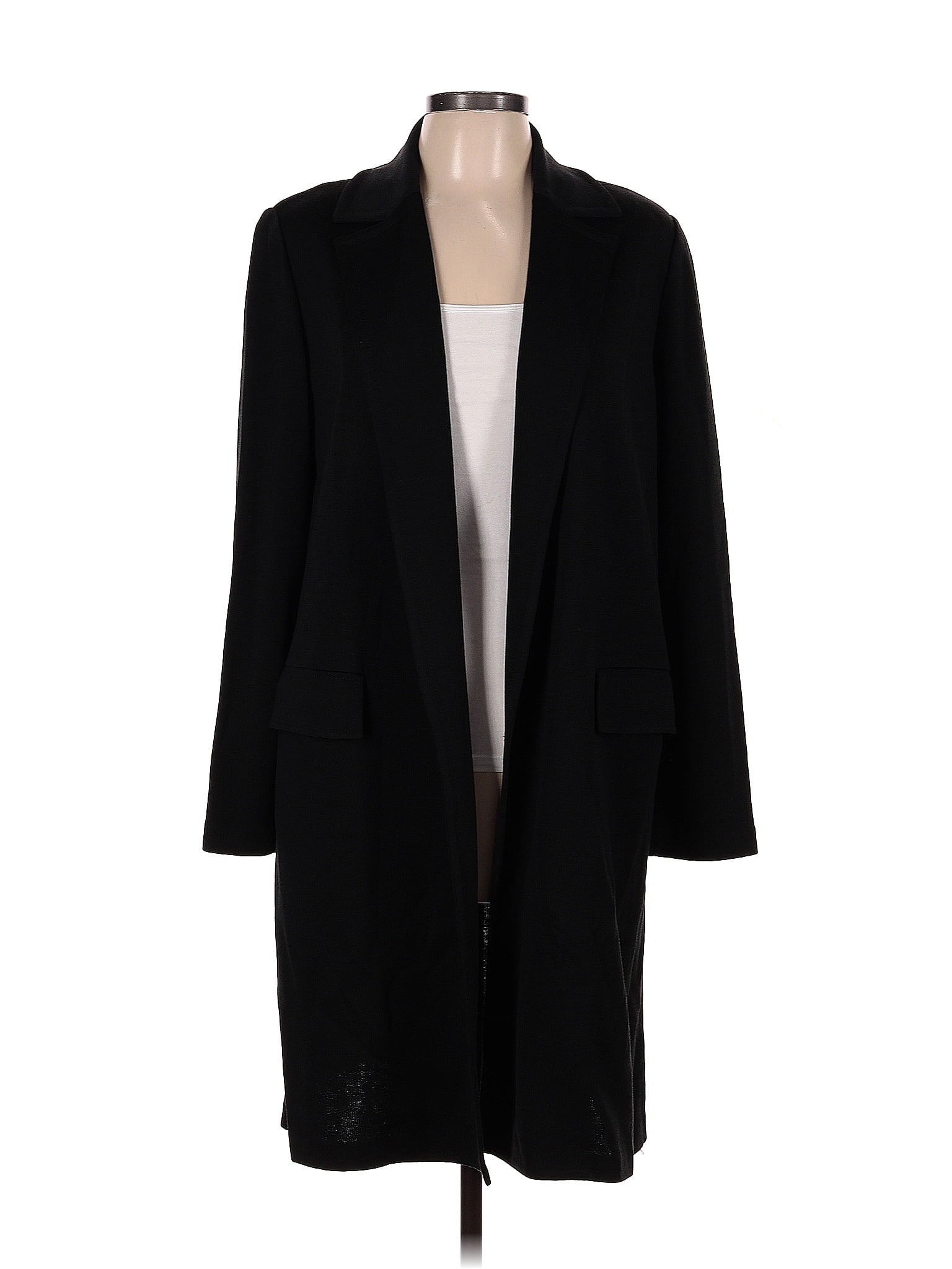 St. John Solid Black Jacket Size 8 - 83% off | ThredUp