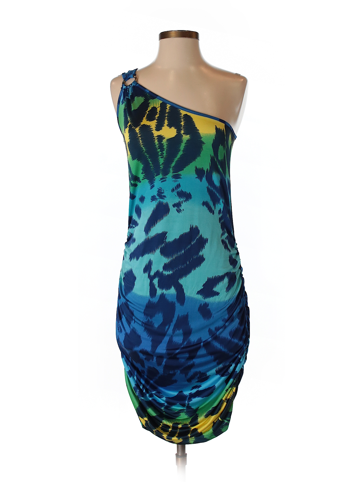 Venus Solid Dark Blue Casual Dress Size S - 69% off | thredUP