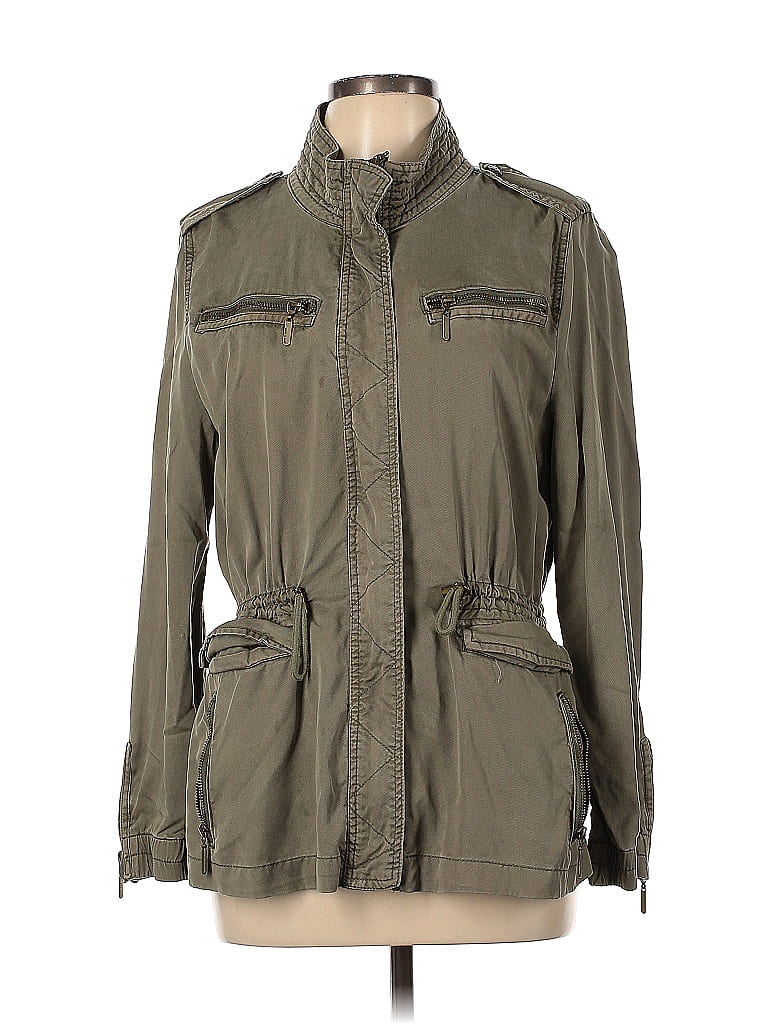 Veste Cascade En Tencel Olive - Marque Max Jeans, Taille M Pour Femme, Neuve Avec étiquettes