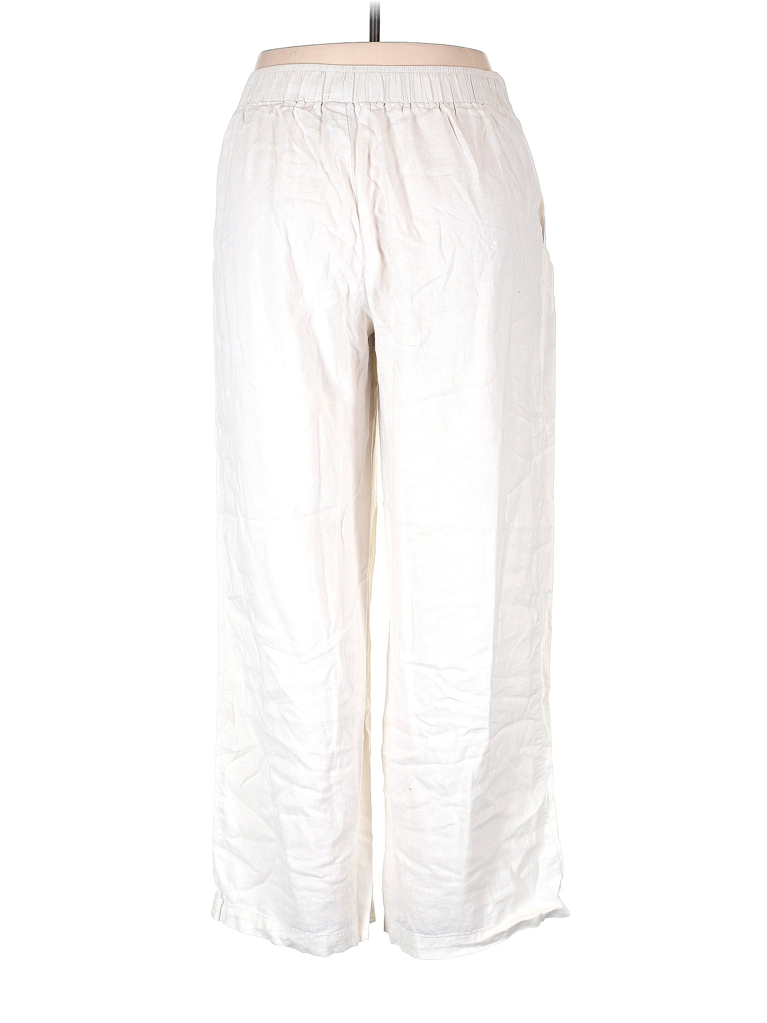 Jules Handkerchief Linen Pants In White