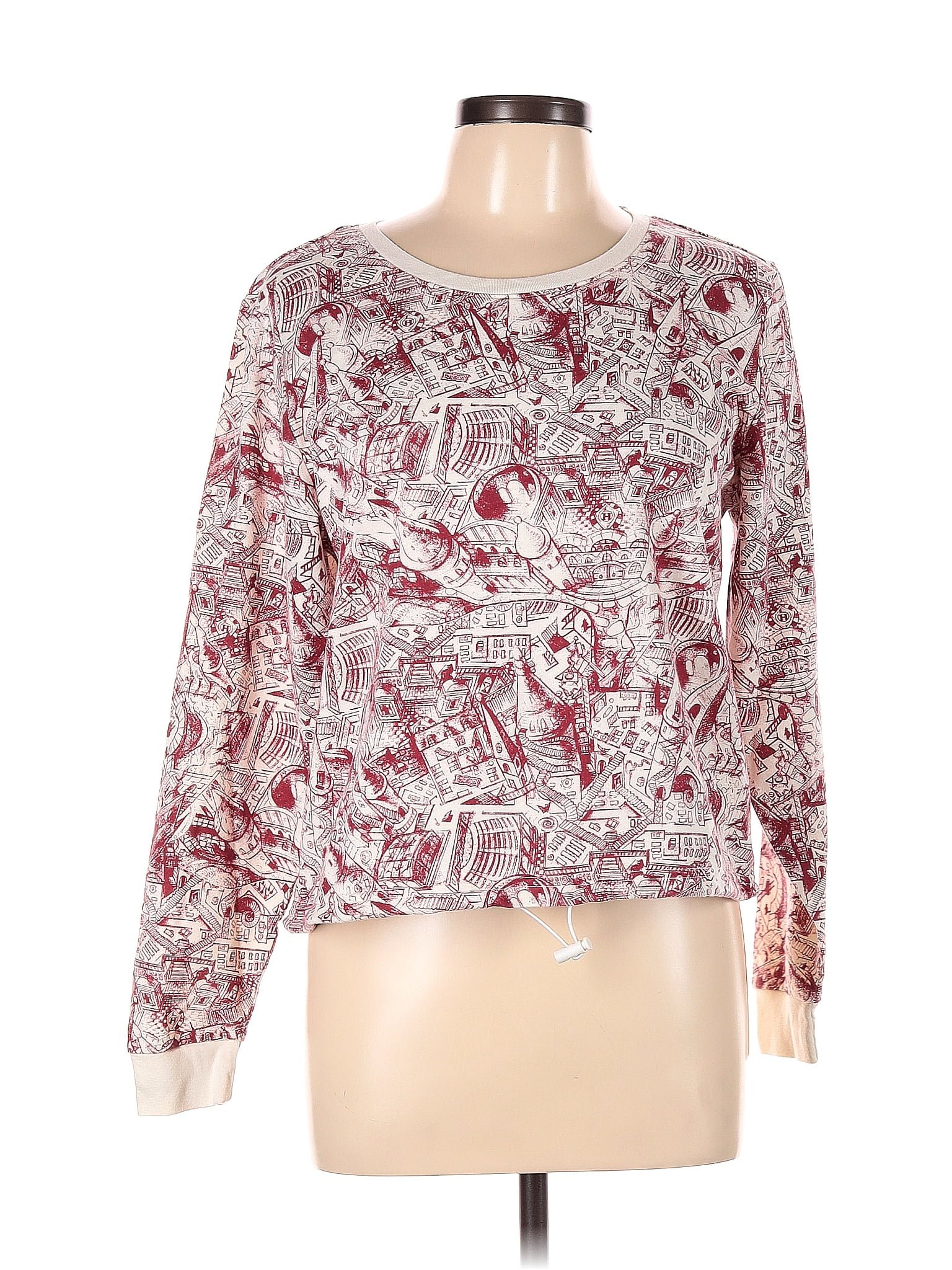 Harry Potter Paisley Burgundy Sweatshirt Size L - 70% off | ThredUp