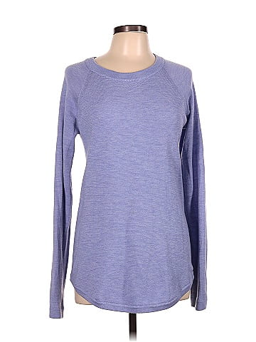 Lululemon Athletica Color Block Stripes Blue Pullover Sweater Size 10 - 51%  off