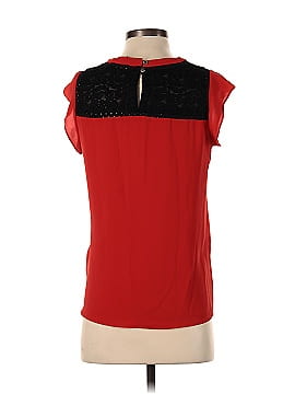 Karl Lagerfeld Paris Short Sleeve Blouse (view 2)