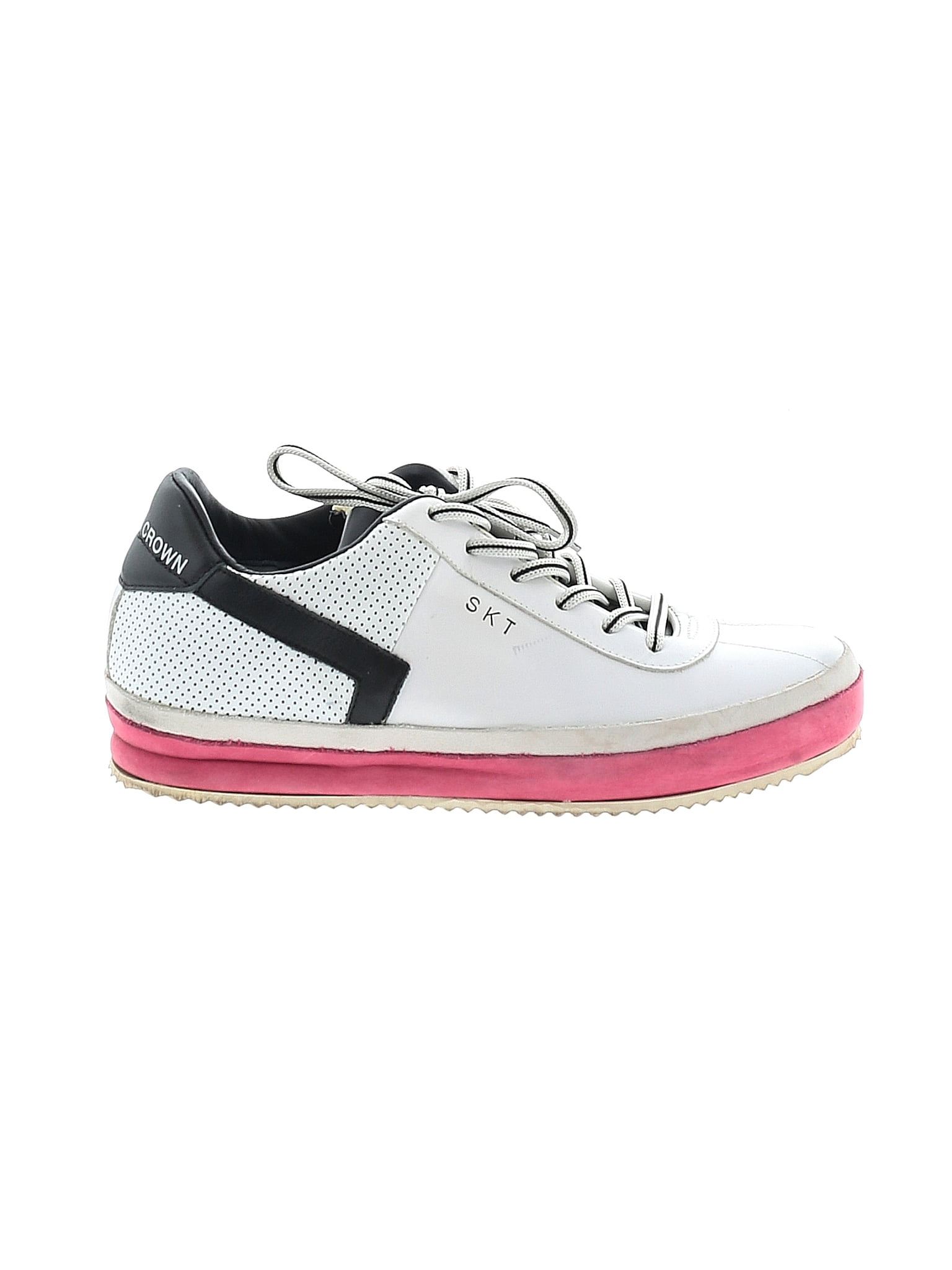 Baskets Leather Crown En Cuir Multicolore - Pointure 37 EU / US 6 - Portées 2 Fois Seulement