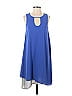Bar III 100% Polyester Solid Color Block Blue Casual Dress Size S - photo 1