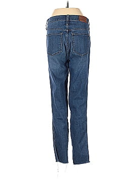 Madewell 10" High-Rise Skinny Jeans in Brinville Wash: Button-Front TENCEL&trade; Denim Edition (view 2)