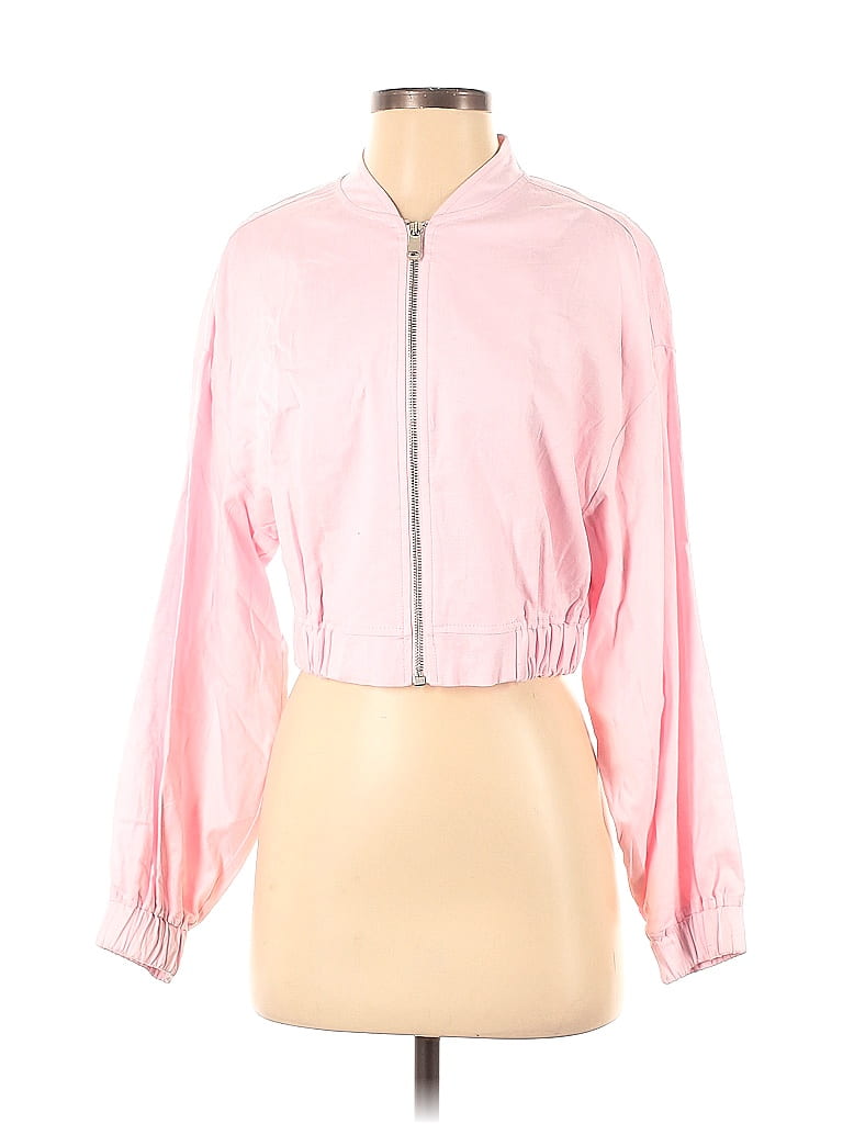 Zara 100% Viscose Pink Jacket Size S - photo 1
