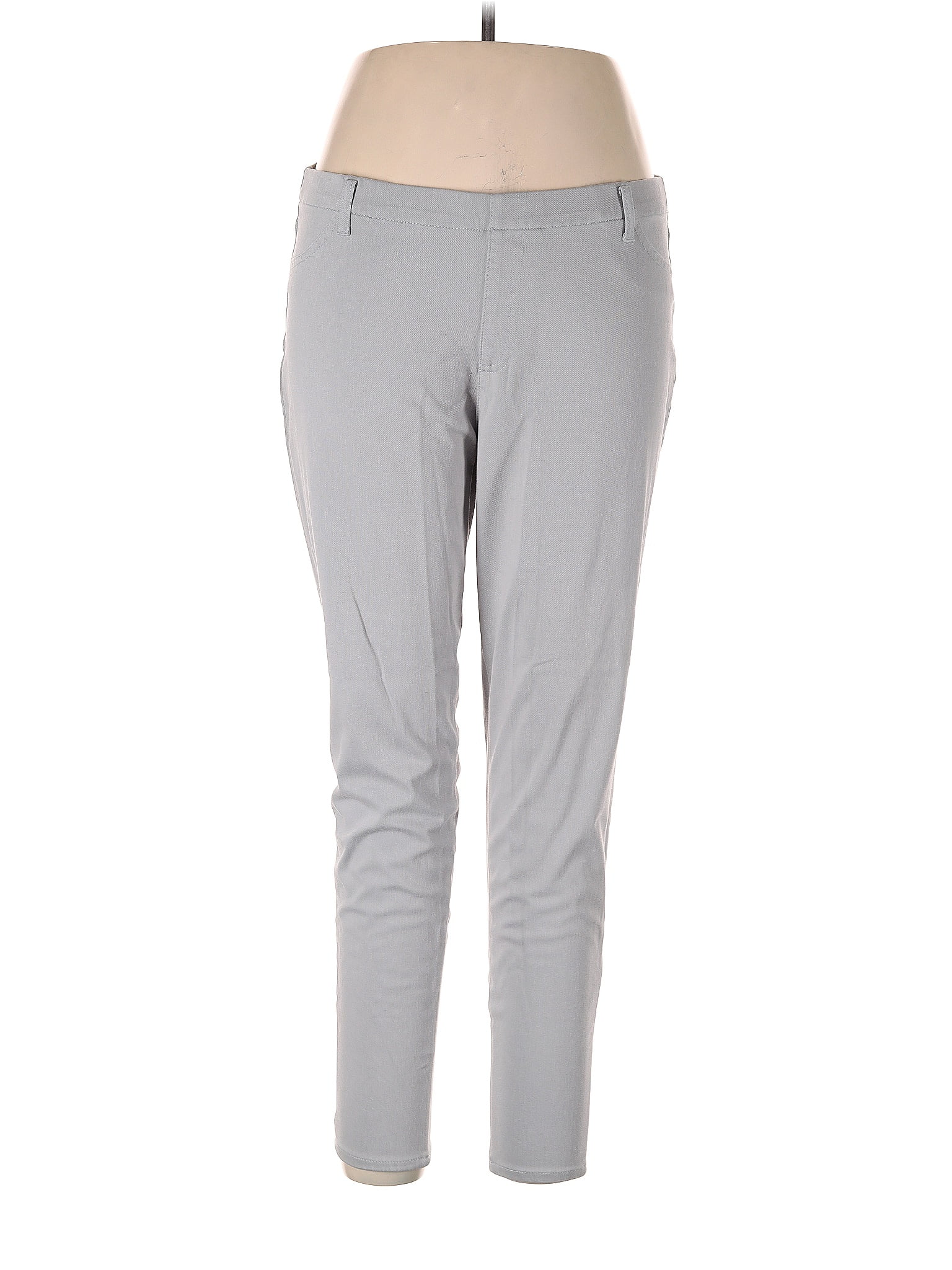 Faded Glory Gray Dress Pants Size 2X (Plus) - 37% off