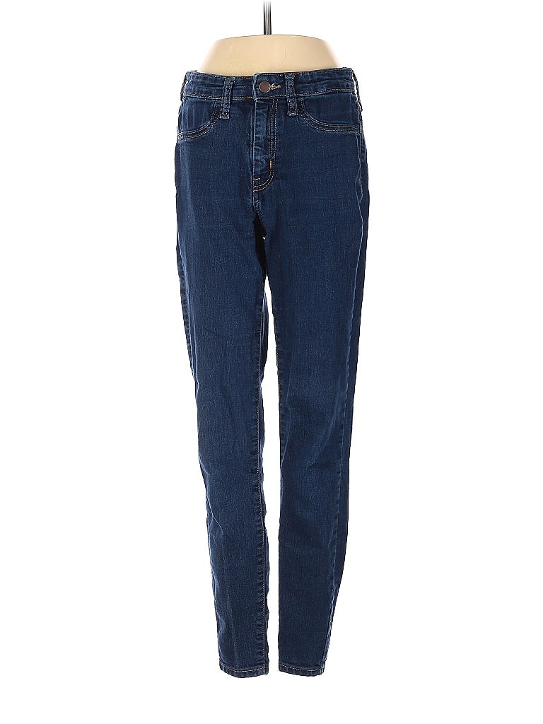 Wild Fable Solid Blue Jeans Size 2 37 off ThredUp