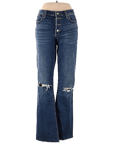 Lucky Brand Solid Blue Jeans Size 14 - 66% off