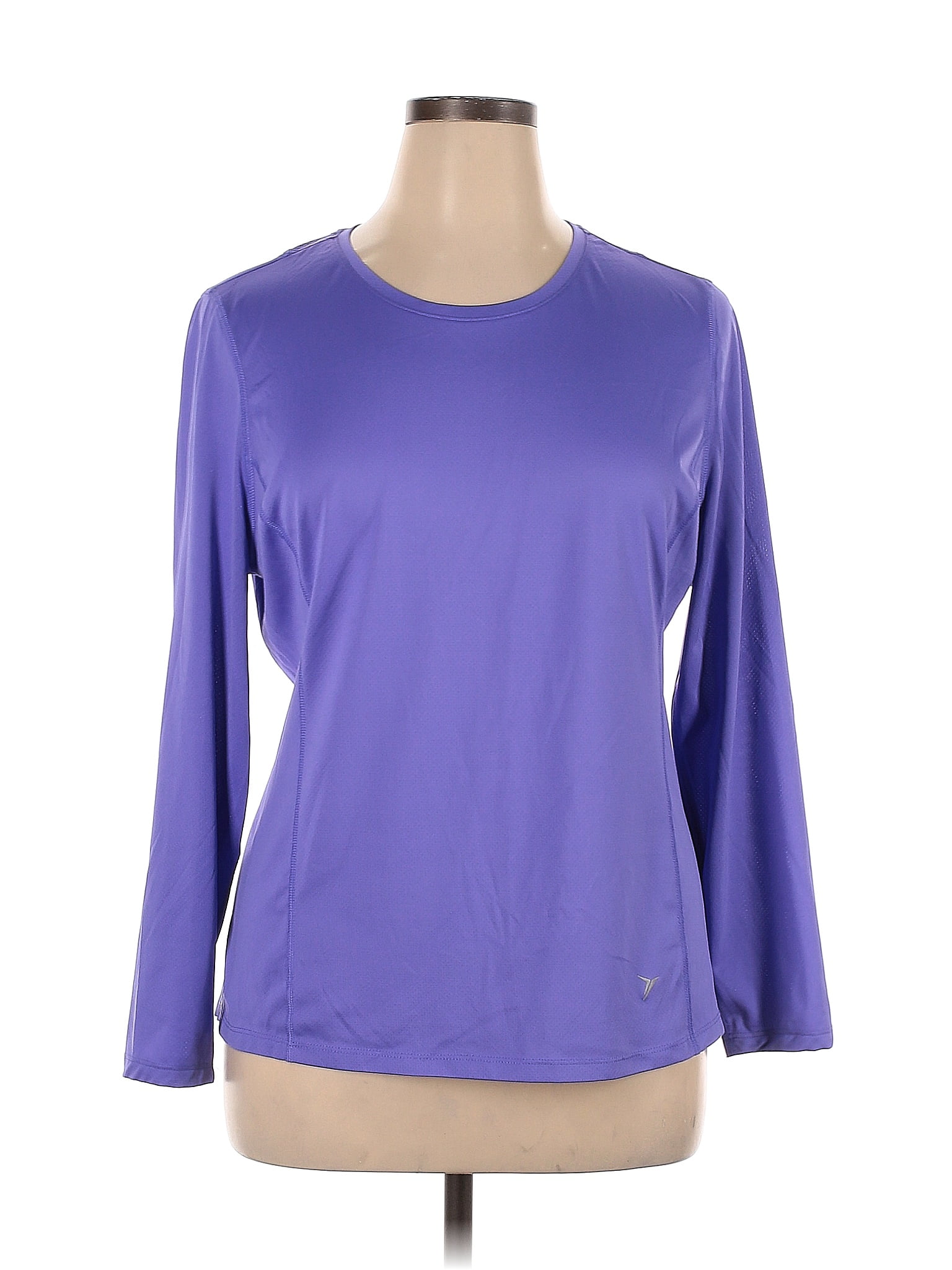 Active by Old Navy 100% Polyester Solid Purple Active T-Shirt Size XL - 38%  off