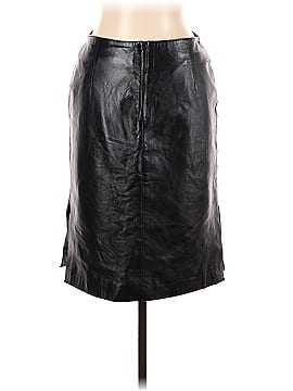Margaret Godfrey Leather Skirt (view 2)