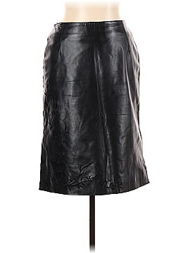 Margaret Godfrey Leather Skirt (view 1)