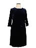 Eliza J Solid Black Casual Dress Size 14 - photo 1