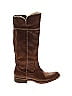 Timberland 100% Leather Brown Boots Size 7 1/2 - photo 1