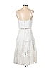 Aqua 100% Polyester White Casual Dress Size S - photo 2