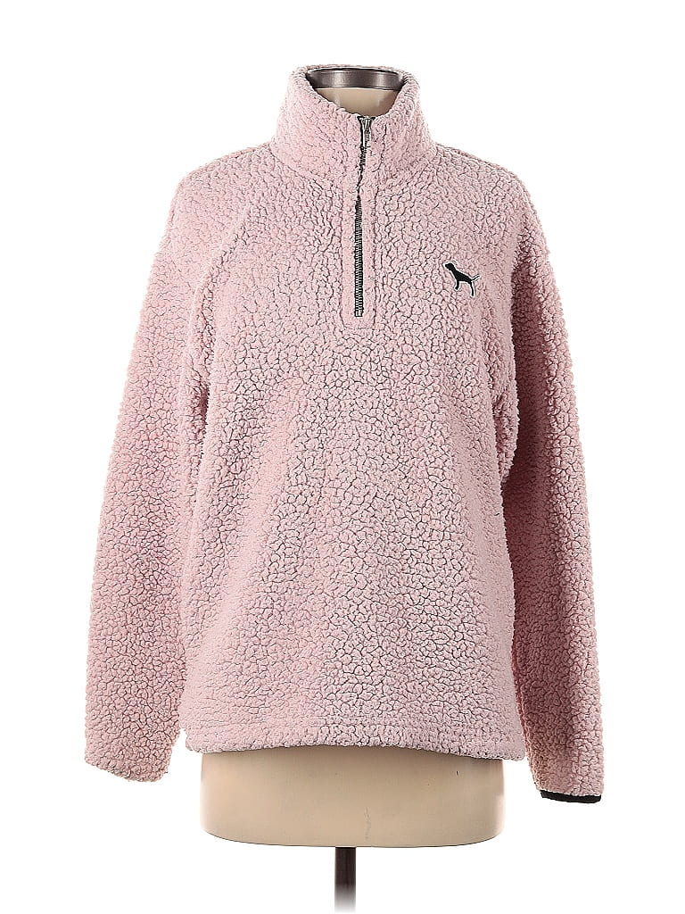 Pull Victoria's Secret PINK Oversize Taille L - Neuf Avec étiquette, Motif Chien, Col V
