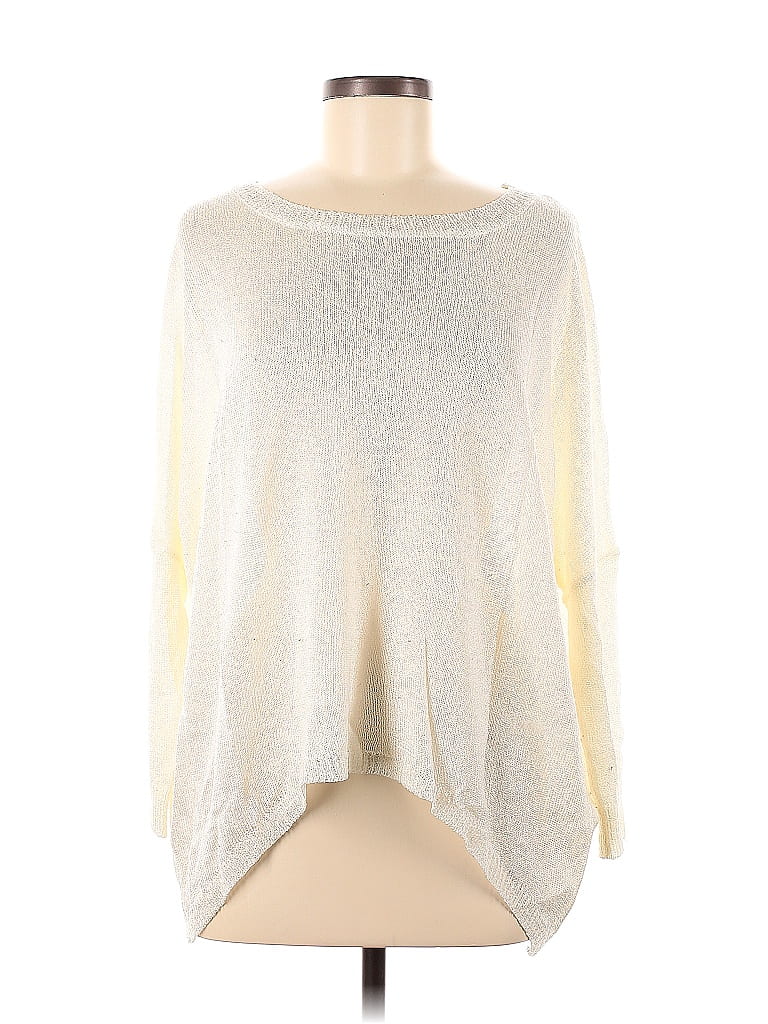 Millau 100% Cotton Ombre Silver Pullover Sweater Size M - photo 1
