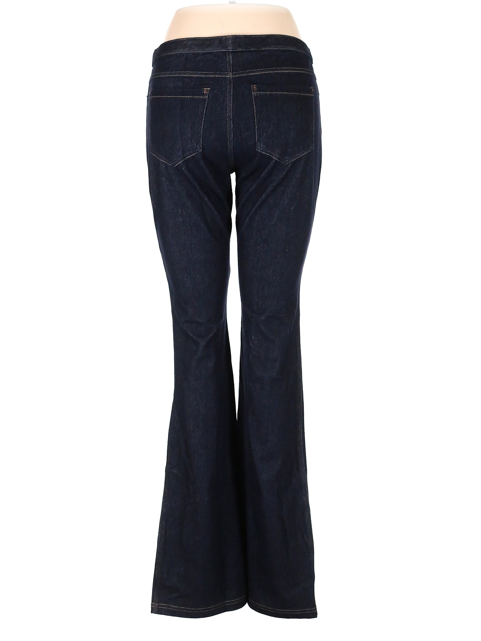 Simply Vera Vera Wang Solid Blue Jeans Size M - 57% off