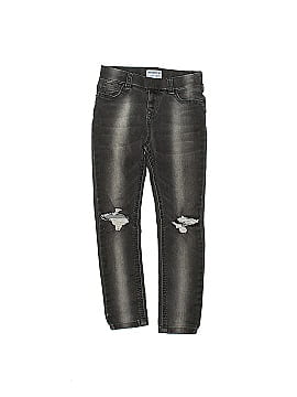 No Boundaries Juniors' Pull-On Jeggings Looks Black Leather Jeans Back  Pockets