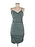 Shein Solid Teal Cocktail Dress Size 6 - photo 1