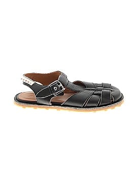 MARNI Leather Woven Fisherman Sandals (view 1)