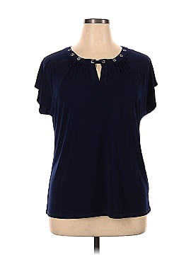 Always Indigo Short Sleeve Top (view 1)