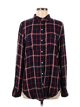 Banana Republic Factory Store Long Sleeve Button-Down Shirt (view 1)