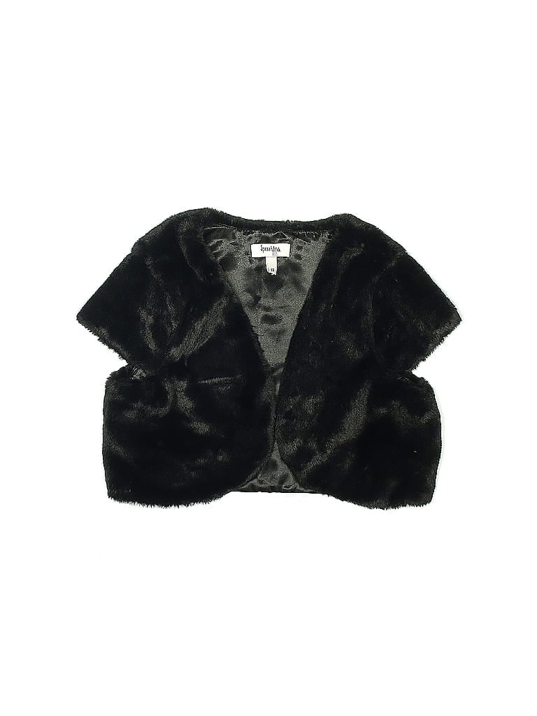 Speechless 100% Polyester Black Sweater Vest Size 16 - photo 1