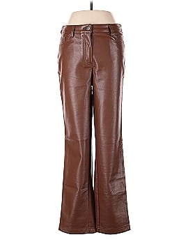 MAISON AMÉLIE Faux Leather Pants (view 1)
