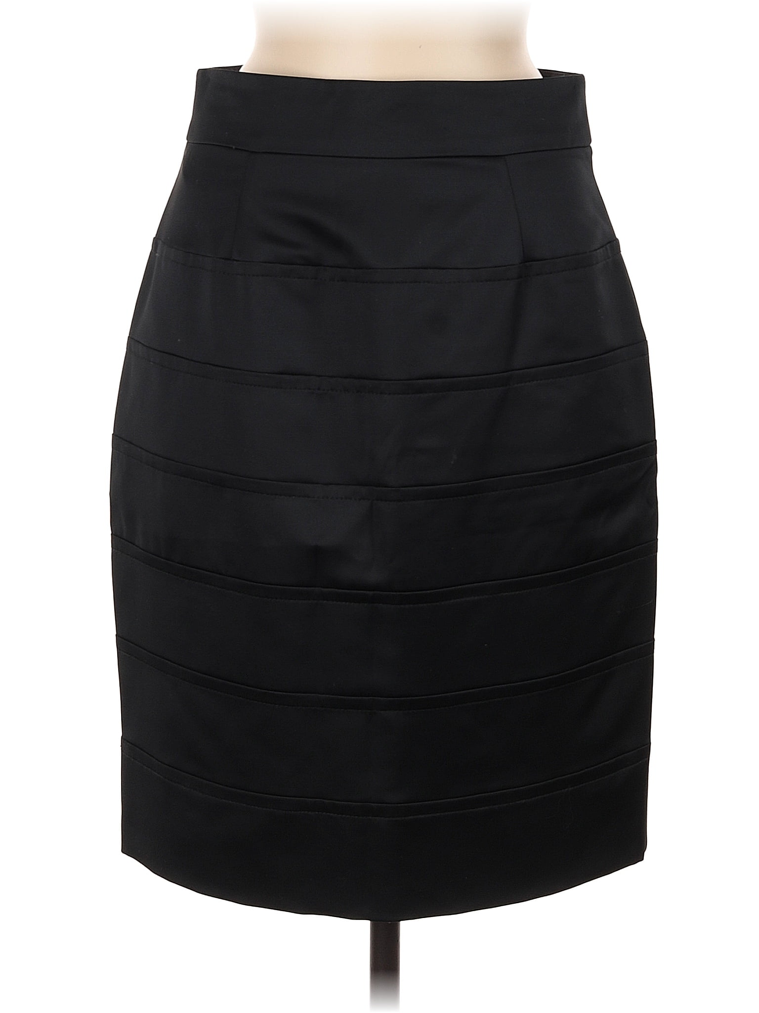 Trina Turk Solid Black Casual Skirt Size 6 - 81% off